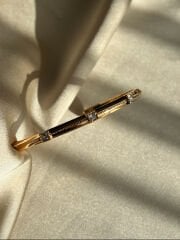 Kare Taşlı Bileklik ( Bronz Renk )